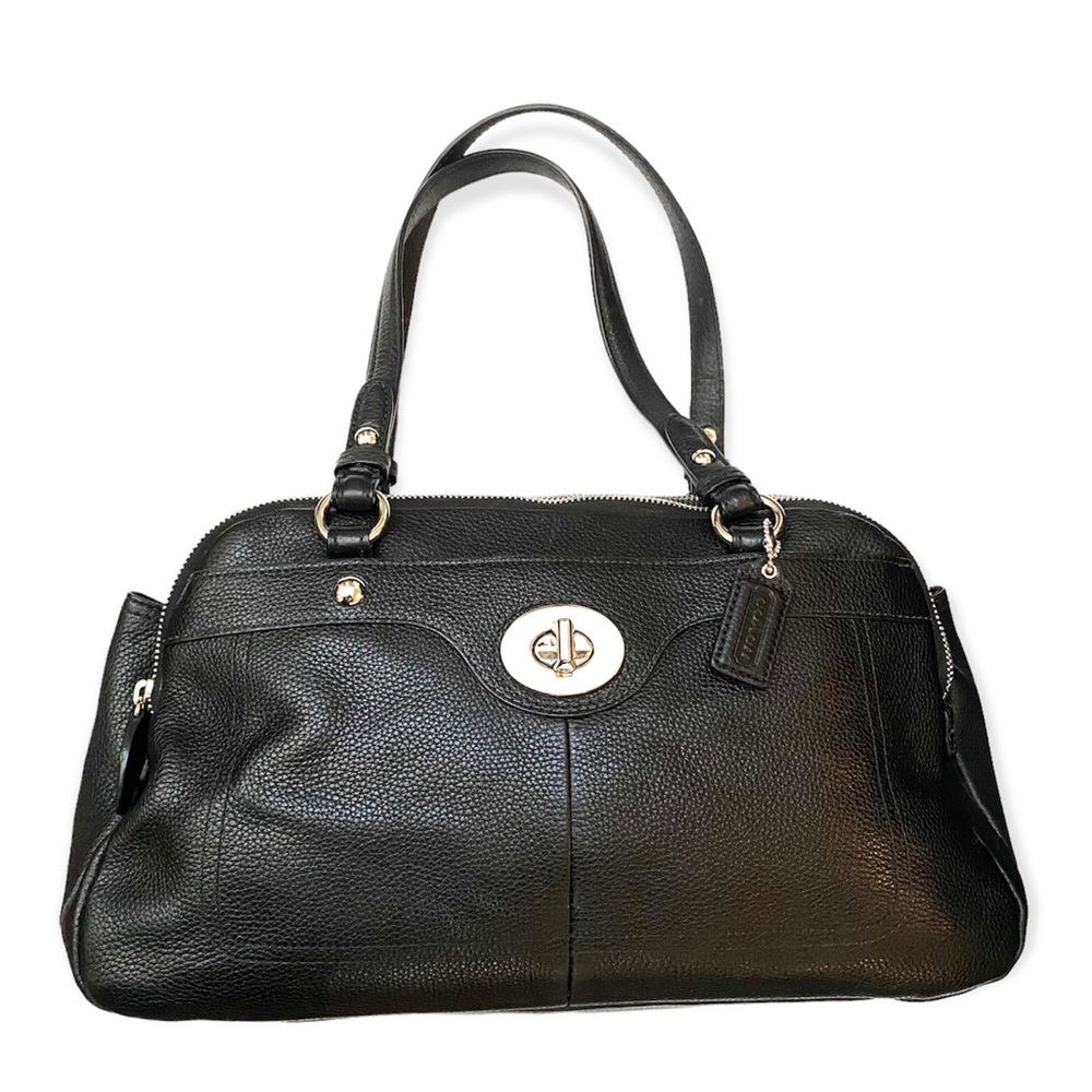 Coach Black Leather Handbag